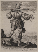 TvB G 0952
<br/>
Musketier met helm
<br/>
<em>Gheyn II, Jacques de (1565-1629) (copie naar)</em>